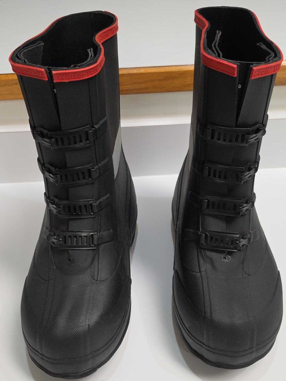 Tingley Winter-Tuff 4-Buckle Ice Traction Overshoes Spiked Boot Covers - Size 8